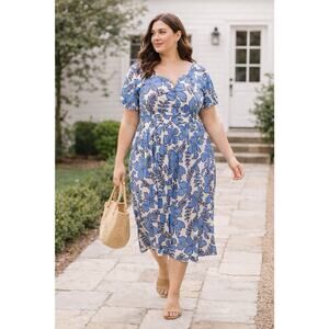 nicole miller blue and gold dress Vintage Nicole Miller Dresses – Better Stay Together main image 1